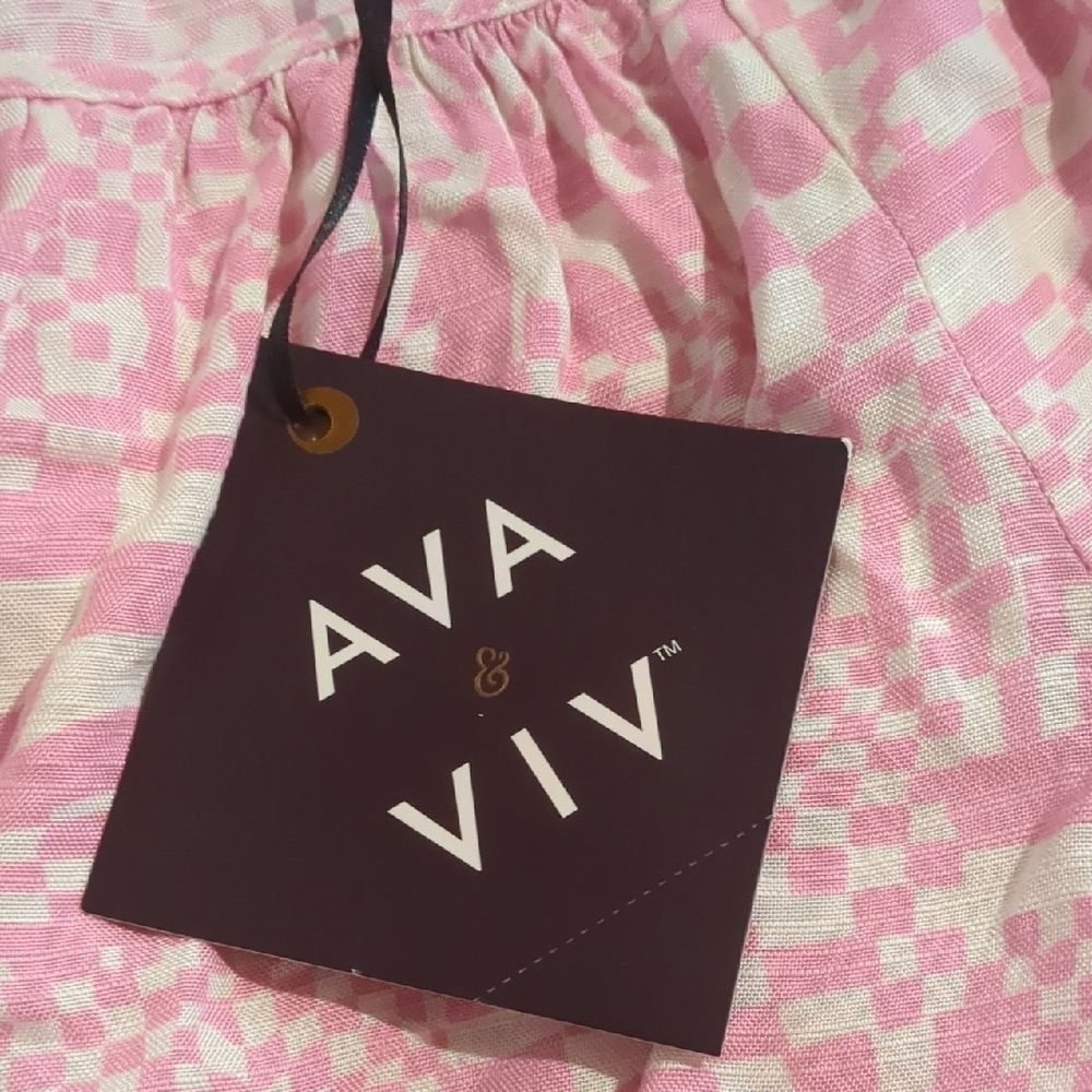 Pink Patterned Women's Top - Picture 4 of 4
